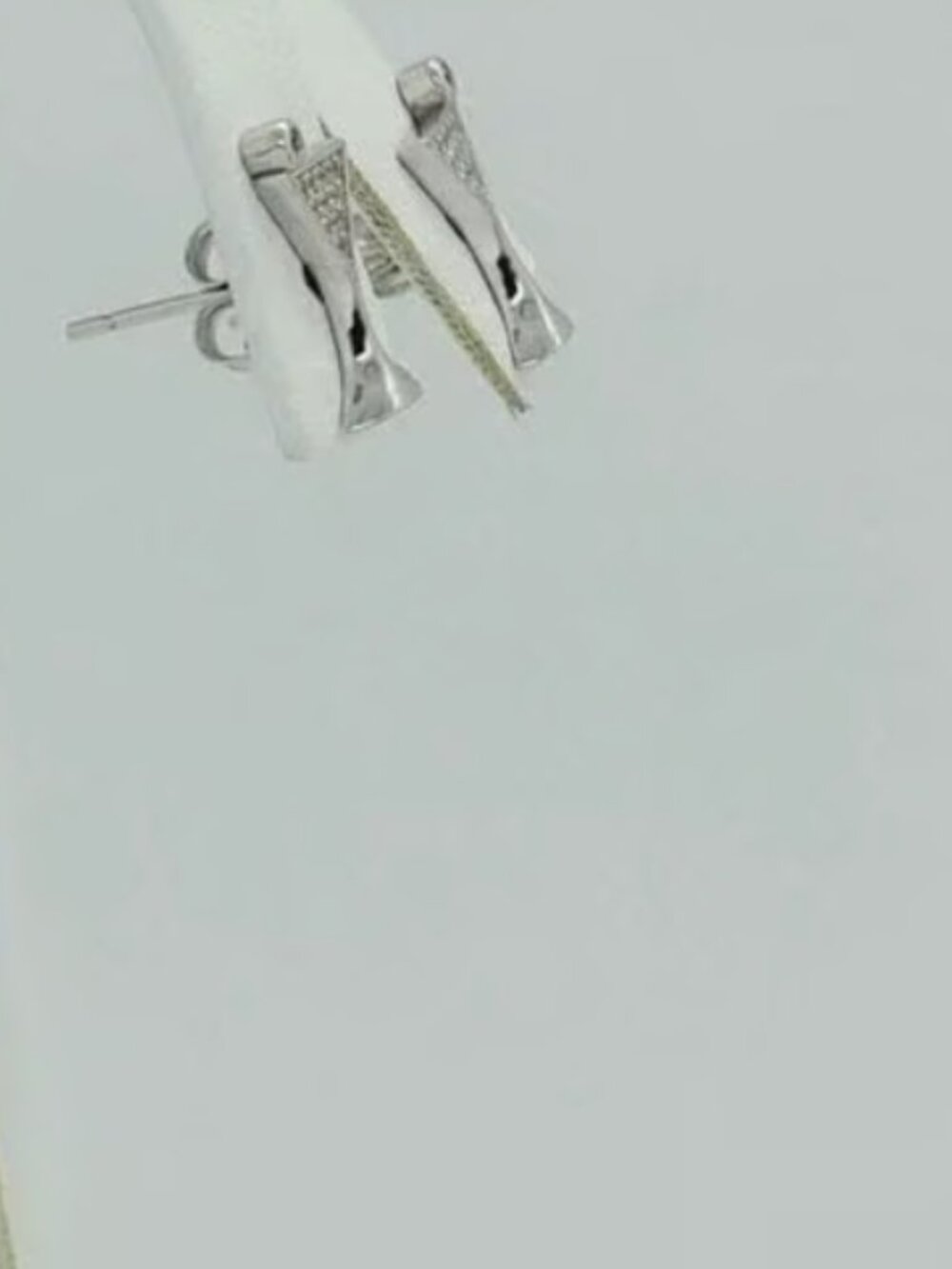 Brand New Sterling Silver 925 Martini Glass Design Earrings - Picture 3 of 5